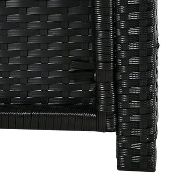 Spa Surround Spa Frame Patio Rattan Sofa Set with Storage Spaces, Mini Sofa and Comfortable Cushion for  Patio,Backyard, Grey