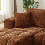 Chenille L-Shape Luxury Sectional Oversized Sofa,Mnimalist Design,Comfy Sleeper Couch for Living Room,Apartment&Reception Spaces,No Assembly Required