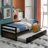 Daybed with Trundle Frame Set, Twin Size, Gray