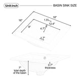 [Video] 18" Bathroom Vanity with Sink, Vanity Cabinet with Door Shelf and Adjustable Shelf, Grey