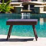 SALEM PE WICKER SNACK TABLE