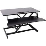 Adjustable Height Standing Laptop Desk,Adjustable Sit to Stand Up Workstation  with Keyboard Tray,Black