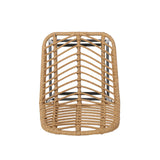Sawtelle Outdoor Wicker Barstools (Set of 2)