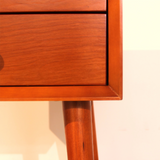 Nightstand with 2-Drawers, Small Side End Table with Storage, Seadrifte