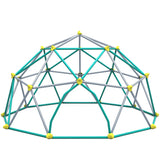 12ft Geometric Dome Climber Play Center, Kids Climbing Dome Tower, Rust & UV Resistant Steel Supporting 1000 LBS