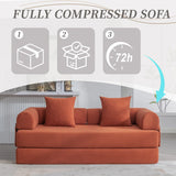 UNITED WE WIN Foldable and compressible sofa, featuring a sturdy metal frame, It allows you to freely create a personalized leisure area. A combination of modern metal and fabric for Small Spaces