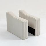 Modular Sofa Single Armrest Backrest Module for Modular Sectional Sofa Couch Side Armrest, Gray