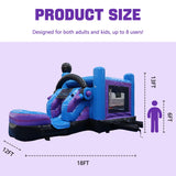 18FT x 12FT Game Zone Arcade Bounce & Water Slide Combo  (2-in-1 Dry/Wet) with Blower