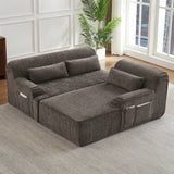 Chenille L-Shape Luxury Sectional Oversized Sofa,Mnimalist Design,Comfy Sleeper Couch for Living Room,Apartment&Reception Spaces,No Assembly Required