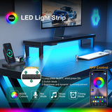 Thick desktop board computer desk -180 BLACK