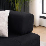 Folding Sofa Bed, 78.5" Convertible Couch Bed with 2 Pillows, Fold Out Couch, Foam Spring Floor Mattress, Futon Couch for Living Room, Office, Apartment