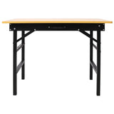 Portable Folding Work Table with Measuring Tape and Angle Finder,Portable Folding Workbench,Workshop Tool Bench,With Handle