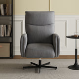 Power Swivel Recliner Chair, Electric Reclining with USB & Type-C Charging, 360° Swivel Velvet Upholstered Accent Chair, for Home Office & Living Room, Easy Assembly,Dark Gray