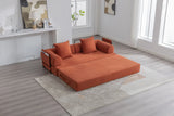 UNITED WE WIN Foldable and compressible sofa, featuring a sturdy metal frame, It allows you to freely create a personalized leisure area. A combination of modern metal and fabric for Small Spaces