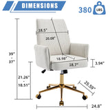Mid-back liftable office chair, striped fabric, and ergonomically designed, is an excellent choice for working, studying or relaxing. The mid-back design provides a better sitting experience,White