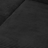 Compressible U-Shaped Sectional Sofa Set,Minimalist Style Modular Sectional Sofa, Corduroy Fabric Cloud Couch for Living Room