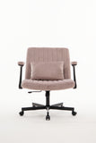 Modern Linen Blue Criss Cross Armrest Office Chair - Product Details