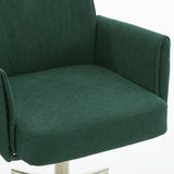 Mid-back liftable office chair, striped fabric, and ergonomically designed, is an excellent choice for working, studying or relaxing. The mid-back design provides a better sitting experience.Green