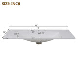 36'' Wall Mounted Bathroom Vanity with Resin Sink, Floating Bathroom Storage Cabinet with 2 Drawers, Solid Wood Bathroom Cabinet (Same as N710S236003B)