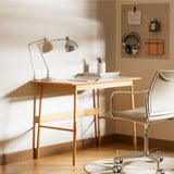 New design Computer Desk, Bamboo Writing Desk, Modern Simple Work Desk for Home Office, Gaming Desk Study Table