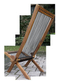 folding roping wood chair