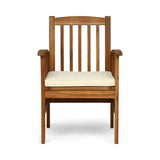 CASA ACACIA DINING CHAIR,2PCS with 2 Cushions