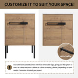 24 Inch Bathroom Vanity With Sink, Freestanding Bathroom Vanity or Floating is Optional Conversion24*18-00324IMO-1(KD-Packing)